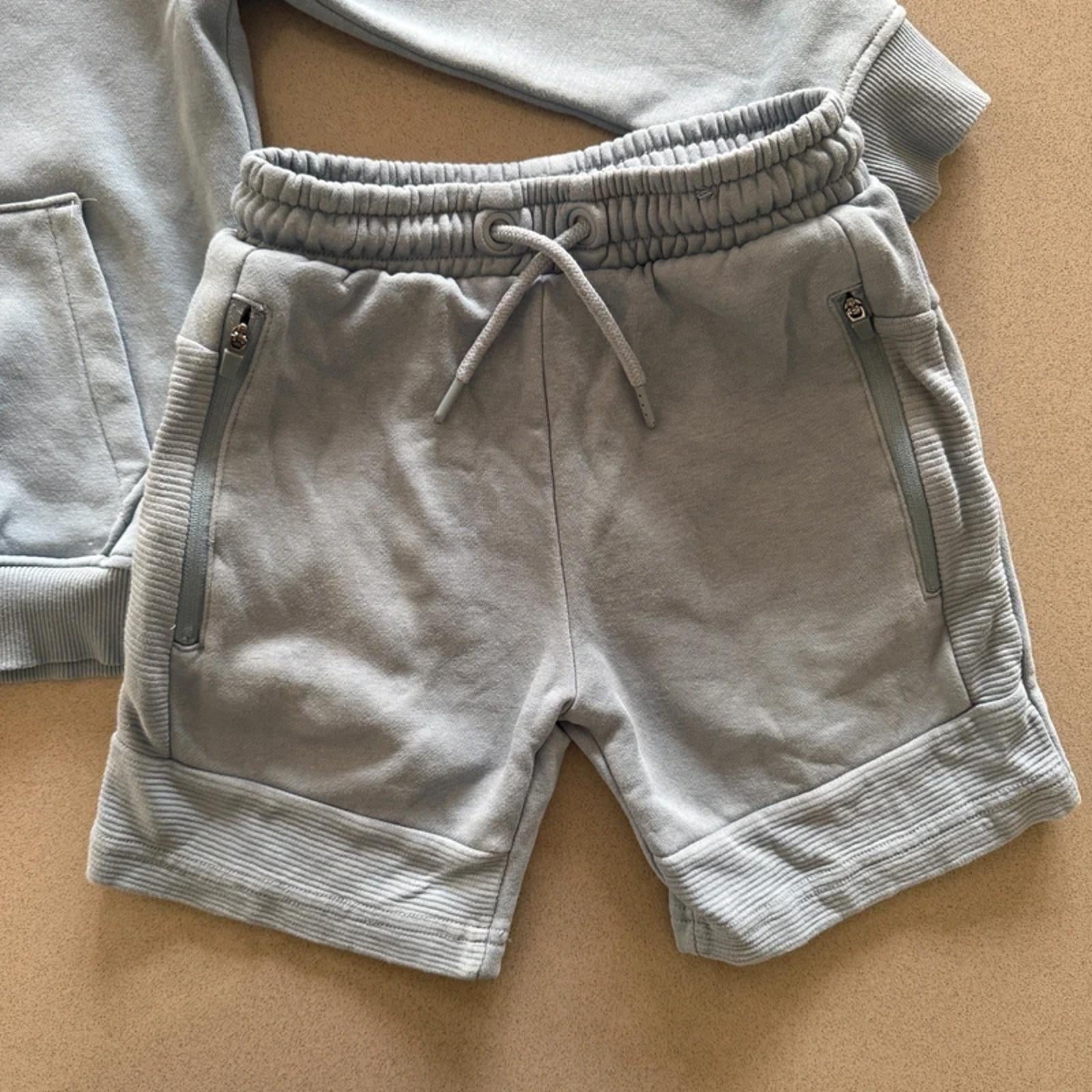 Boy age 6-7 years George Light Blue Sweatshirt & Shorts Outfit (59 07)