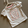 Baby Girl 6-9 months I Love My Grandma Grey T-shirt (28 03)