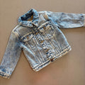 Baby Boy Girl  12-18 Months River Island Denim Jacket Borg Style Lining (15 28)