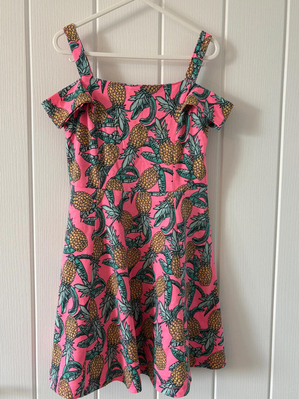 Girl 7-8 years F&F Pink Pineapple Summer Dress (43 30)