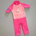 Baby Girl 6 months Nabaiji Pink Deer One Piece Swimming Suit UPF 50+ (54 32)
