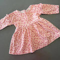 Baby Girl 0-3 months Next Pink Rose Long Sleeve Dress (27 25)