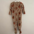 Baby Girl 18-24 months Nutmeg Fleece Rudolph Christmas All in one (15 30)