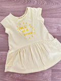 Baby Girl 0-3 months NEXT Yellow Cap Sleeve Summer Dress (28 13)
