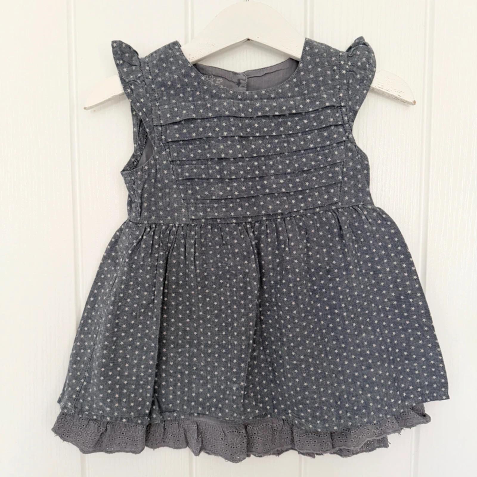 Baby Girl 12-18 months Young Dimension Blue Summer Dress (19 35)