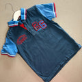 Boy age 5-6 Years George Blue Short Sleeve Polo Shirt Department Cool (36 35)