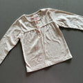Baby Girl 12-18 months TU Cream Pink Heart Long Sleeve Tunic Top (44 06)
