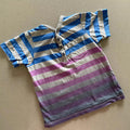 Boy 4-5 years Marks and Spencer Ombre Grey Striped T-shirt Short Sleeve (36 03)