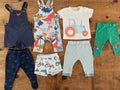 Baby Boy 3-6 months Marks and Spencer Bundle Tops Bottoms Dungarees (37 32)