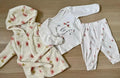 Baby Girl 3-6 months George Hooded Dressing Gown & Pajama Set Flowers (24 05)