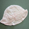 Baby Girl 0-3 months George Pink Broderie Anglaise Lined Sun Hat (54 07)