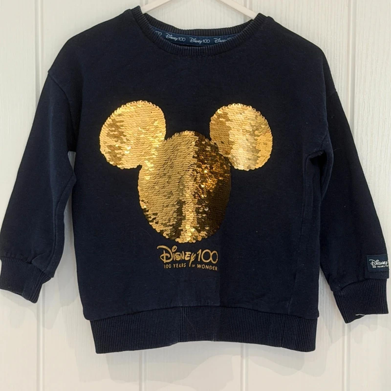 Girl age 2-3 years George Disney Blue Sequin Micky Mouse Sweatshirt (34 06)