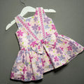Baby Girl 3-6 months Pink Lilac Floral Sleeveless Dress with Bow (62 19)