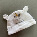 Baby Boy Girl Unisex First Size 3.4 kg Next White Embroidered Beanie Hat (38 15)