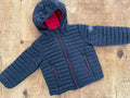 Baby Boy 12 months Joules Cairn Showerproof Recycled Blue Quilted Coat (25 05)