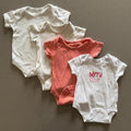 Baby Girl 3-6 months Matalan M&S 4 Short Sleeve Bodysuits (17 13)