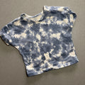 Baby Girl 0-3 months George Grey Tie Dye Effect Short Sleeve T-shirt (45 11)
