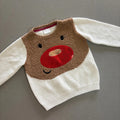 Baby Girl 18-14 months F&F Christmas Reindeer Sequin Jumper Pullover (53 04)