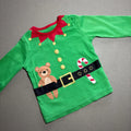 Baby Boy 3-6 months George Green Christmas Elf Long Sleeve Top (35 25)