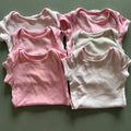 Baby Girl 3-6 months Primark Bundle 6 Pink Bodysuits (48 13)