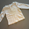 Baby Girl 3-6 months Next White Long Sleeve Heart Sparkle T-shirt (59 20)