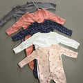 Baby Girl 0-3 months Primark George Bundle 5 Sleepsuits Babygrows (60 43)