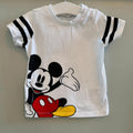 Baby Boy 9-12 months Disney H&M Mickey Mouse White T-shirt (56 02)