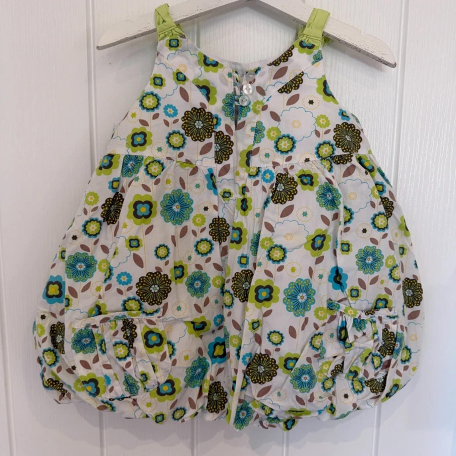 18-24 months Dunnes Stores White Floral Puffball Sleeveless Dress (48 05)