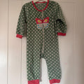 Baby Girl 18-24 months Shein Green Fleece Spotty Butterfly Romper (17 25)