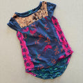 Girl age 3 years NEXT Blue Pink Cap Sleeve Smart Top with Sequins (52 30)