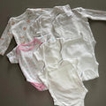 Baby Girl 0-3 months Mixed Brands Bundle 7 Bodysuits (32 06)