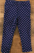 Girl age 3 Circo pink heart blue skinny trousers  (ref 48 29)