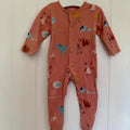 Baby Girl 6-9 months Marks and Spencer Pink Sleepsuit Babygrow (41 32)