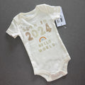 Baby Girl Boy Unisex 0-3 months Matalan Born in 2024 Bodysuit BNWT New (56 14)