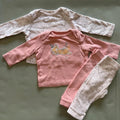 Baby Girl 3-6 months Disney Set 2 Pairs Bambi Thumper Pajama Outfits (19 22)
