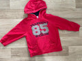 Young Boy age 4-5 years Mini Club Red Transport Pullover Hoodie Kangaroo Pocket