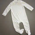 Baby Boy Girl Unisex 9-12 months So Cute White Velour Star Babygrow (26 06)
