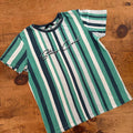 Boy age 10-11 years George Green Striped Short Sleeve T-Shirt Stay Cool