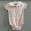 Baby Girl 6-9 months Floral Collared Bodysuit (59 04)