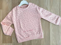 Baby Girl 9-12 months Ex Mothercare Pink Spotty Pullover Sweatshirt Best Friends (39 14)