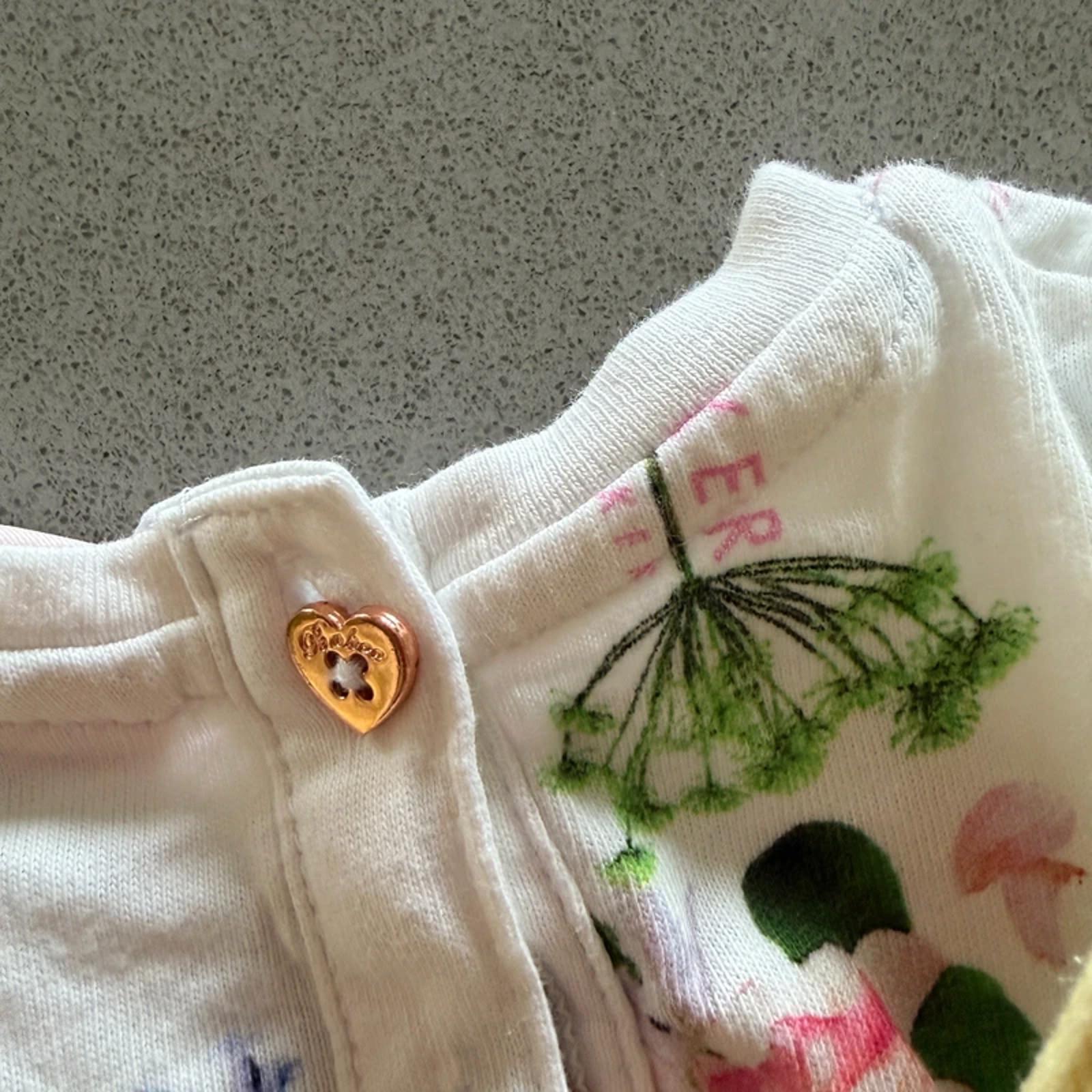 Baby Girl 6-9 months Ted Baker Yellow Pinafore Dress Set (28 27)