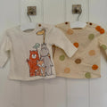 Baby Girl Boy 0-3 months Zara 2 Long Sleeve Tops T-shirts (42 06)
