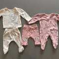 Baby Girl First Size 4.1 Kg George Disney Dumbo Dalmatians 4 Piece Bundle Set (60 39)