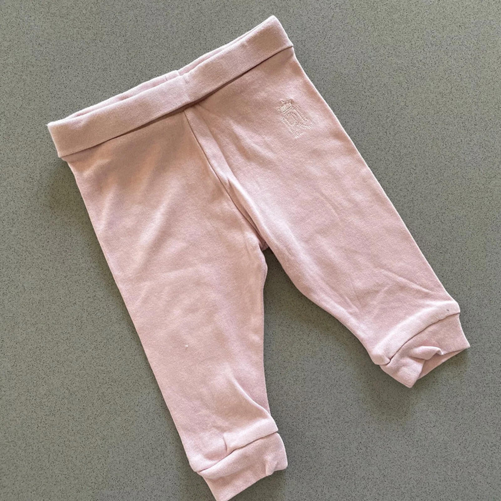Baby Girl 0-3 months River Island Pink Leggings  Logo Embroidered  (41 22)