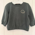 Baby Boy 9-12 months Primark Dark Green Smile Sweatshirt Pullover (48 10)