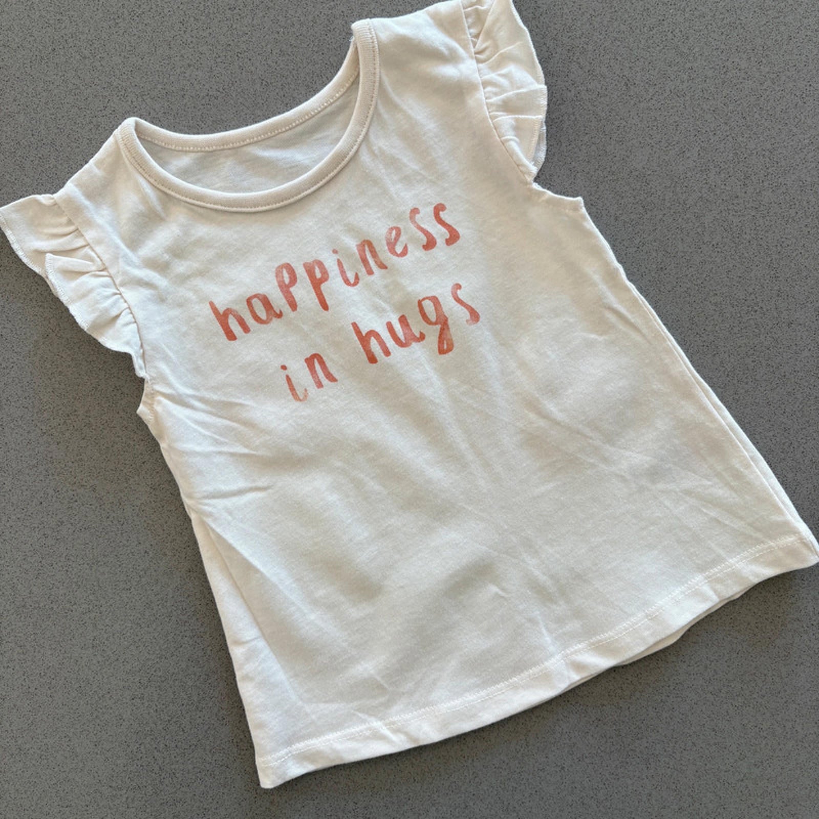 Baby Girl 3-6 months George Happiness in Hugs T-shirt (26 18)