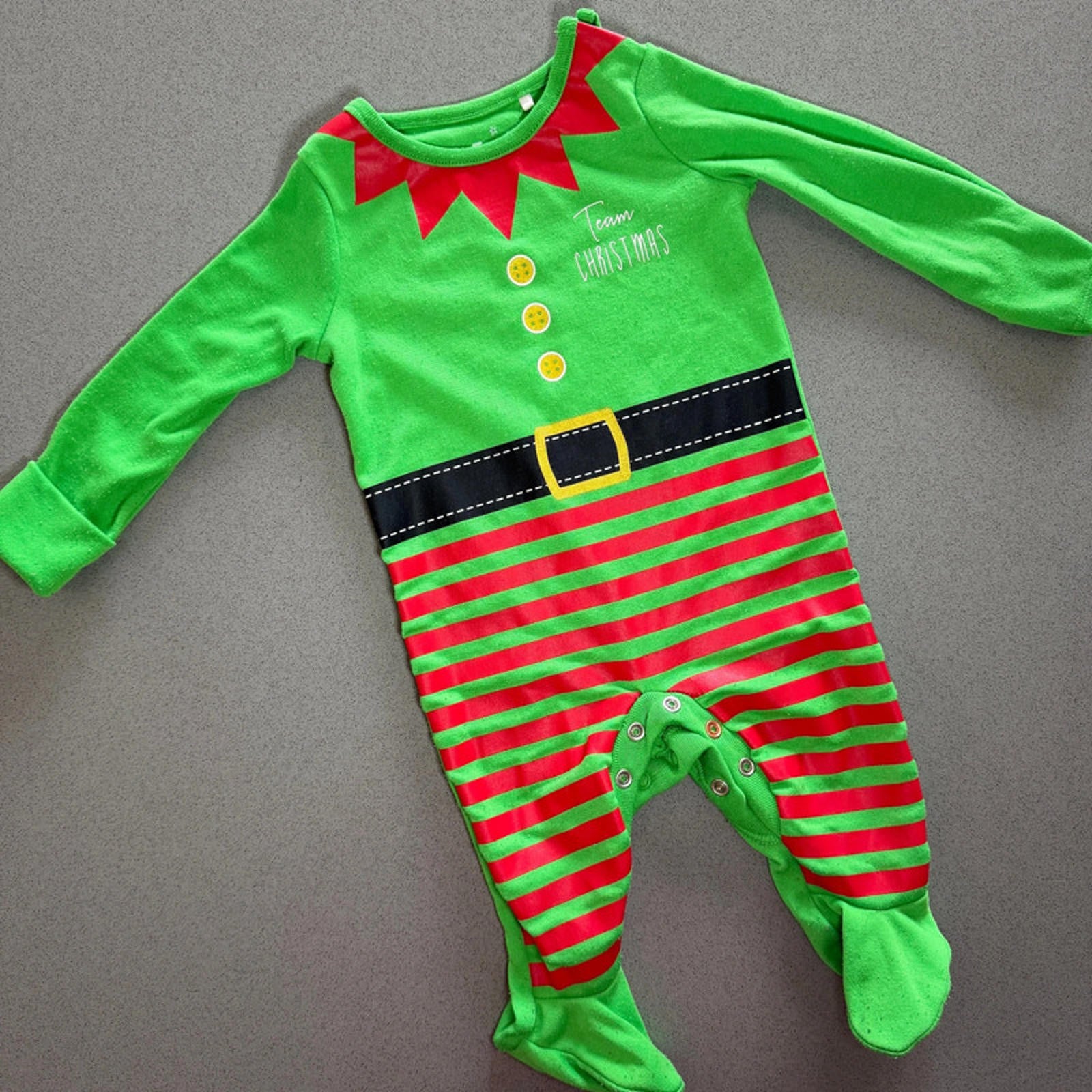 Baby Boy Girl Unisex 3-6 months F&F Christmas Elf Babygrow (36 29)