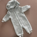 Baby Boy Girl Unisex 3-6 months Studio Turquoise  Fleece Pram Suit Hooded (4619)