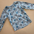 Boy age 5-6 years Nutmeg Blue Monster Truck Long Sleeve T-shirt (44 24)