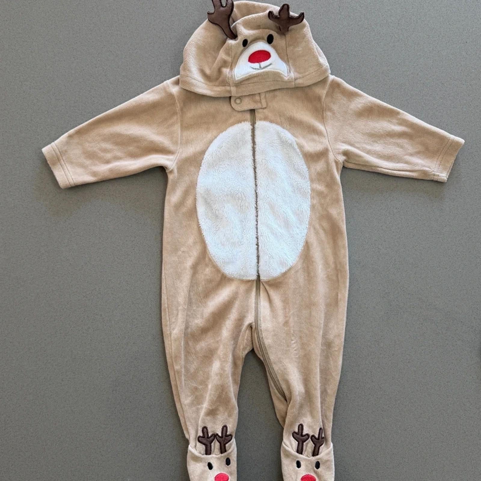 Baby Boy Girl Unisex 3-6 months Mothercare Full Zip Christmas All in One (38 21)